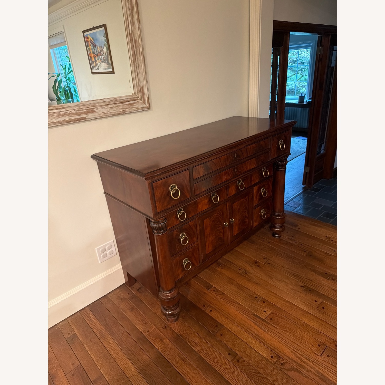 Henredon Dark Brown Wood Dresser - image-3