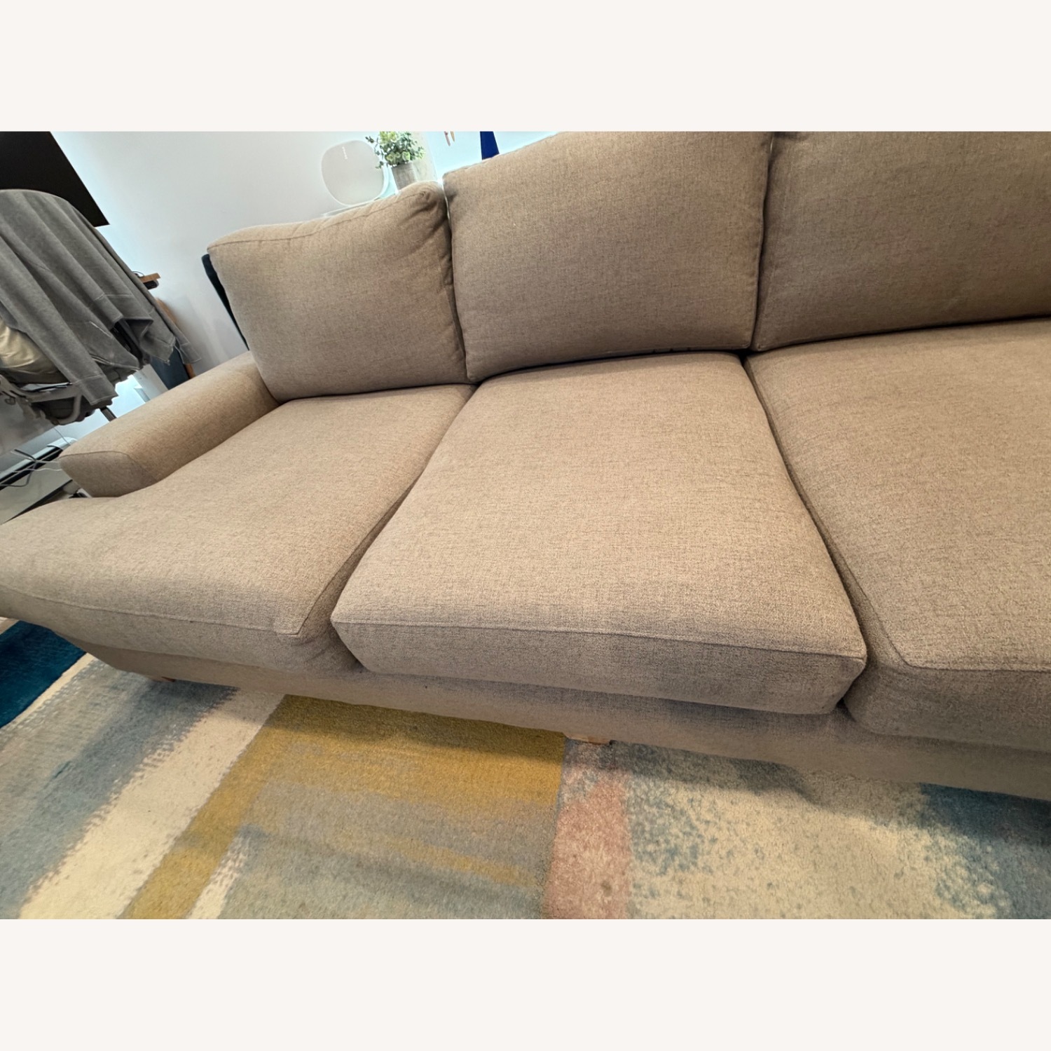 Mantle Furniture Burke Light Gray 3+ Seater Sofa - image-2