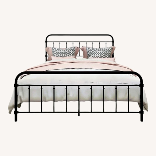 Used Wayfair Black Metal Full Bed for sale on AptDeco