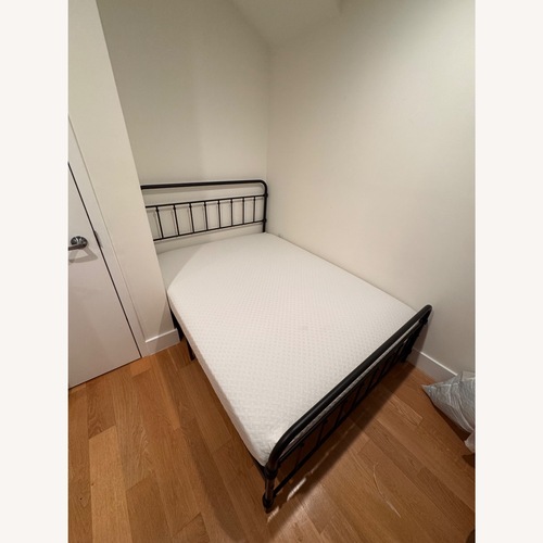 Used Wayfair Black Metal Full Bed for sale on AptDeco