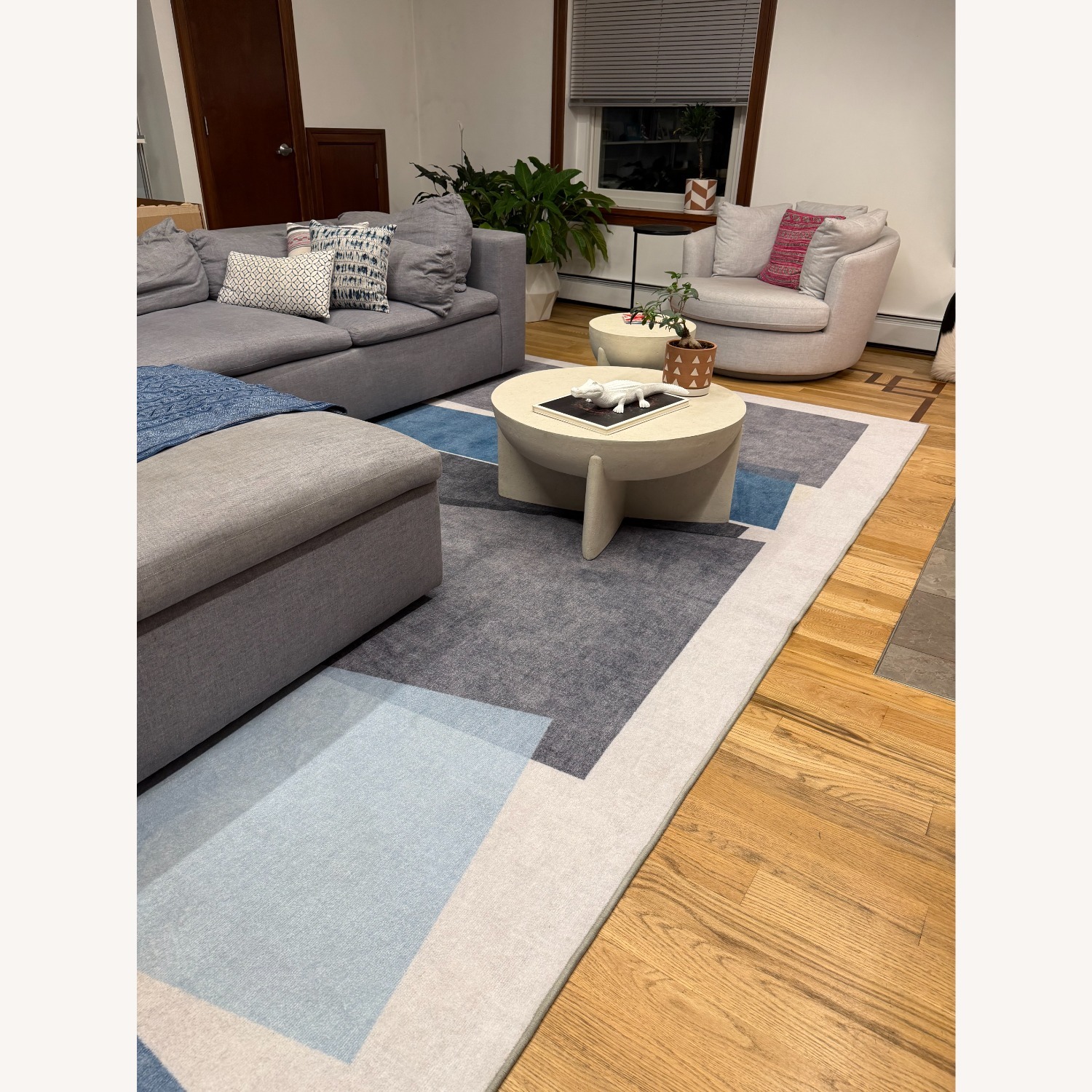 Ruggable 9x12 Mid-Century Blue Tufted Rug - image-3
