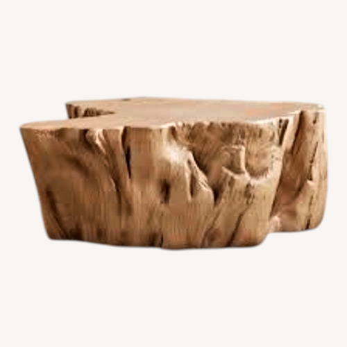 Used Arhaus Natural Stone Root Coffee Table for sale on AptDeco