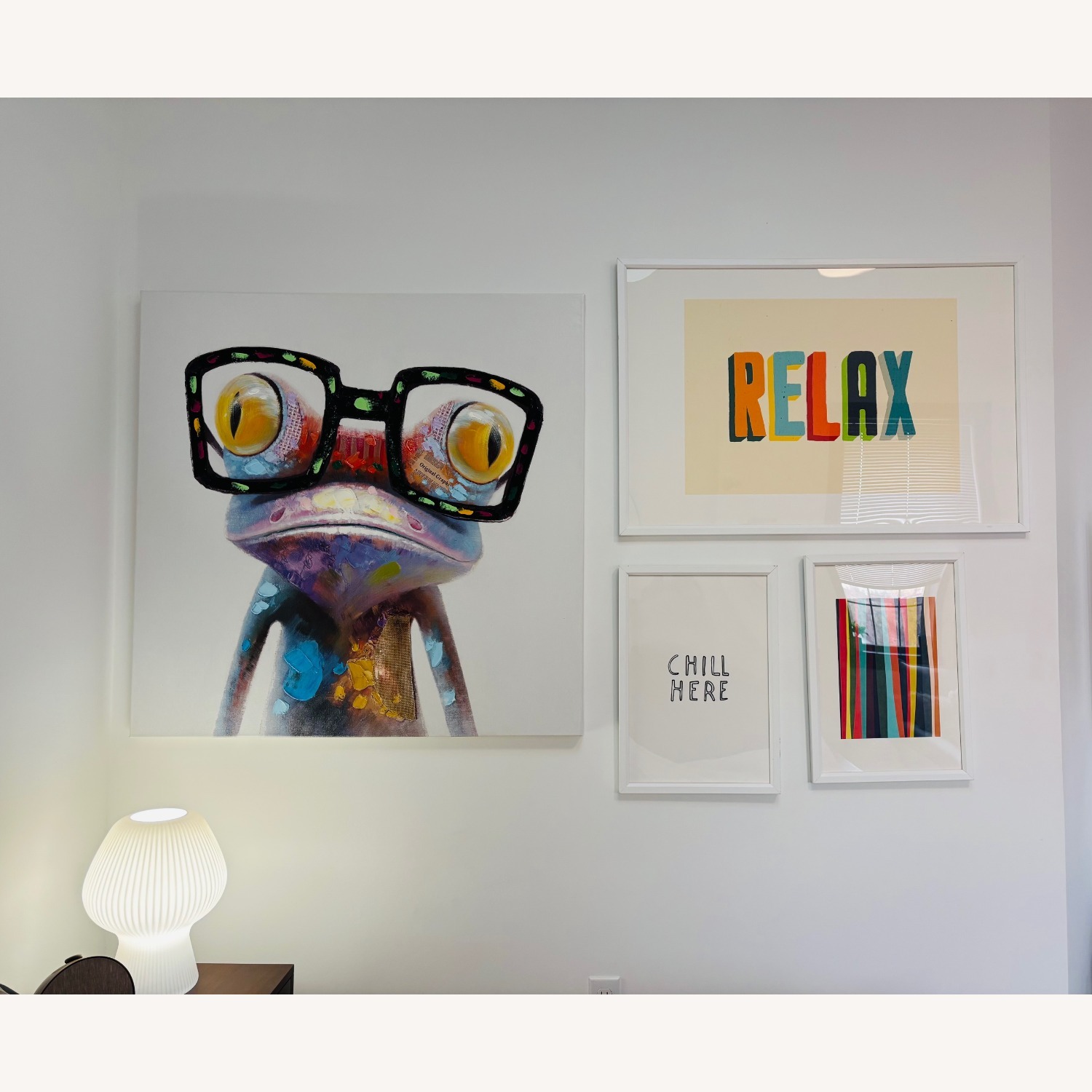 Colorful Frog Art + Kids’ Room Gallery Wall - image-3