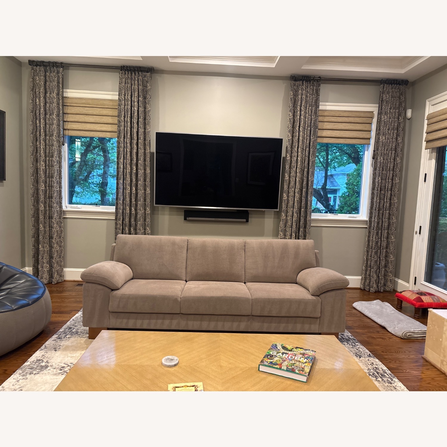 Luonto Poet Sofa Natural Fabric 3+ Seater Sofa - image-2