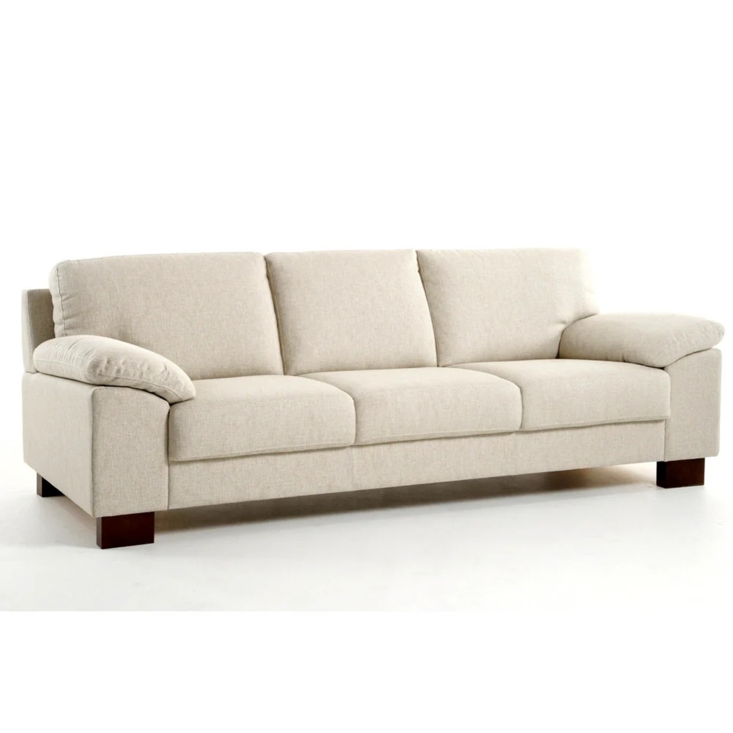 Luonto Poet Sofa Natural Fabric 3+ Seater Sofa - image-4