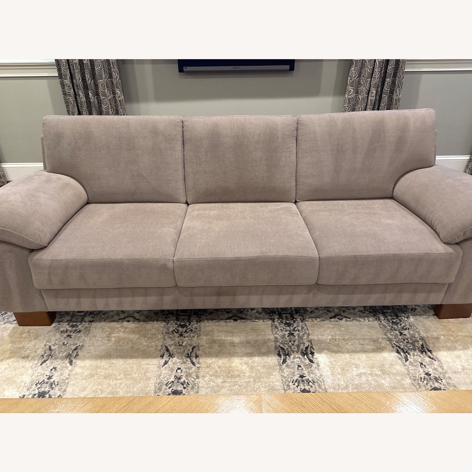 Luonto Poet Sofa Natural Fabric 3+ Seater Sofa - image-1