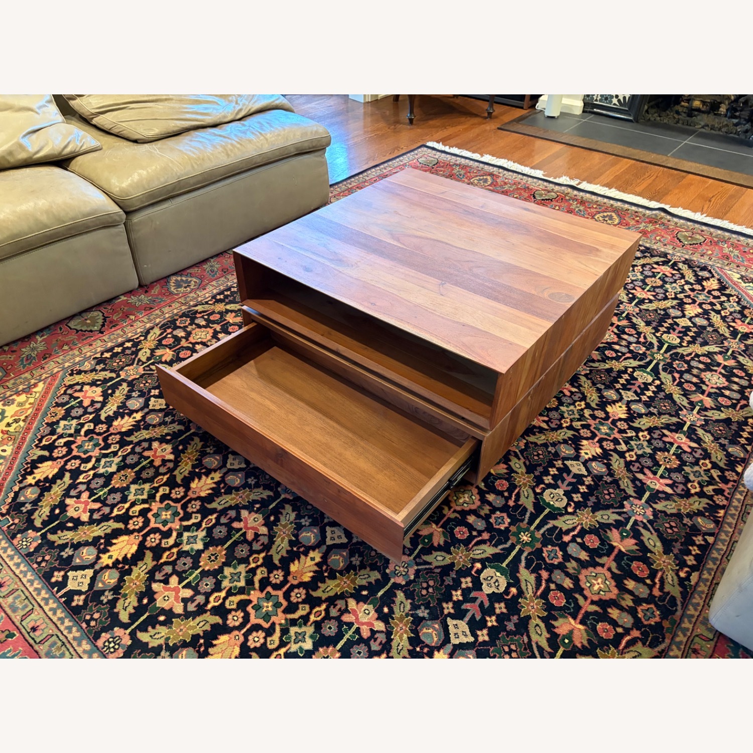 CB2 Natural Wood Coffee Table - image-8