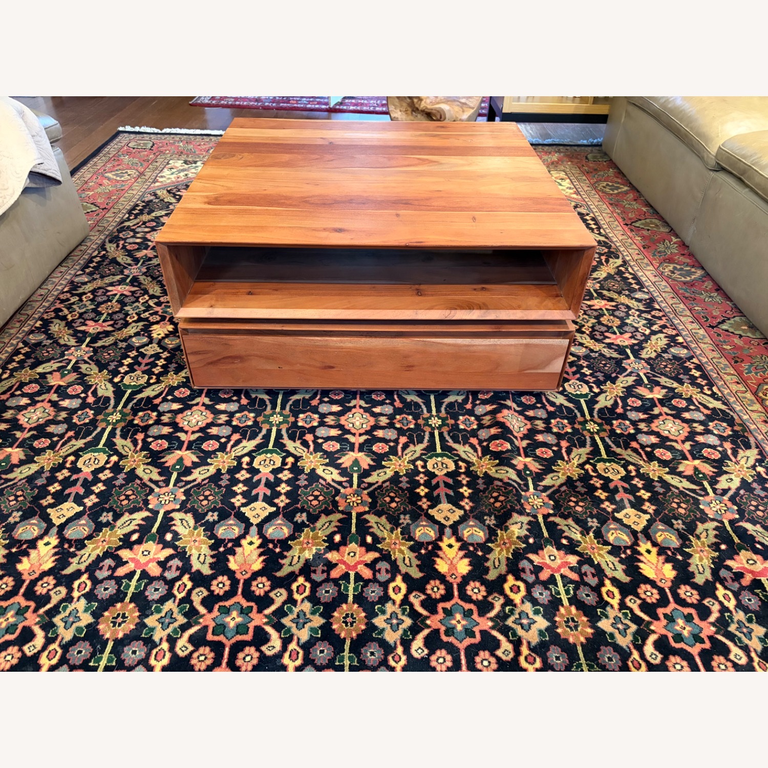 CB2 Natural Wood Coffee Table - image-4