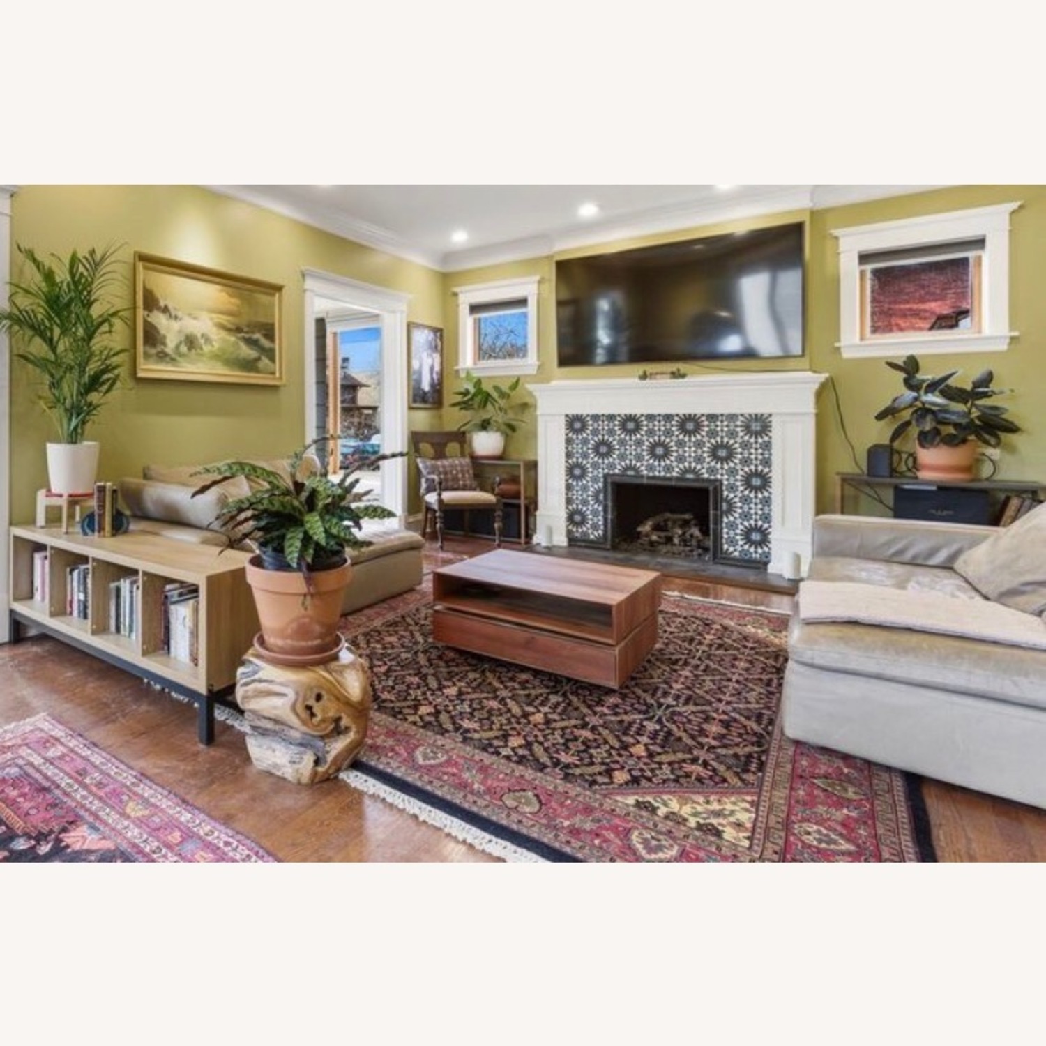 CB2 Natural Wood Coffee Table - image-7