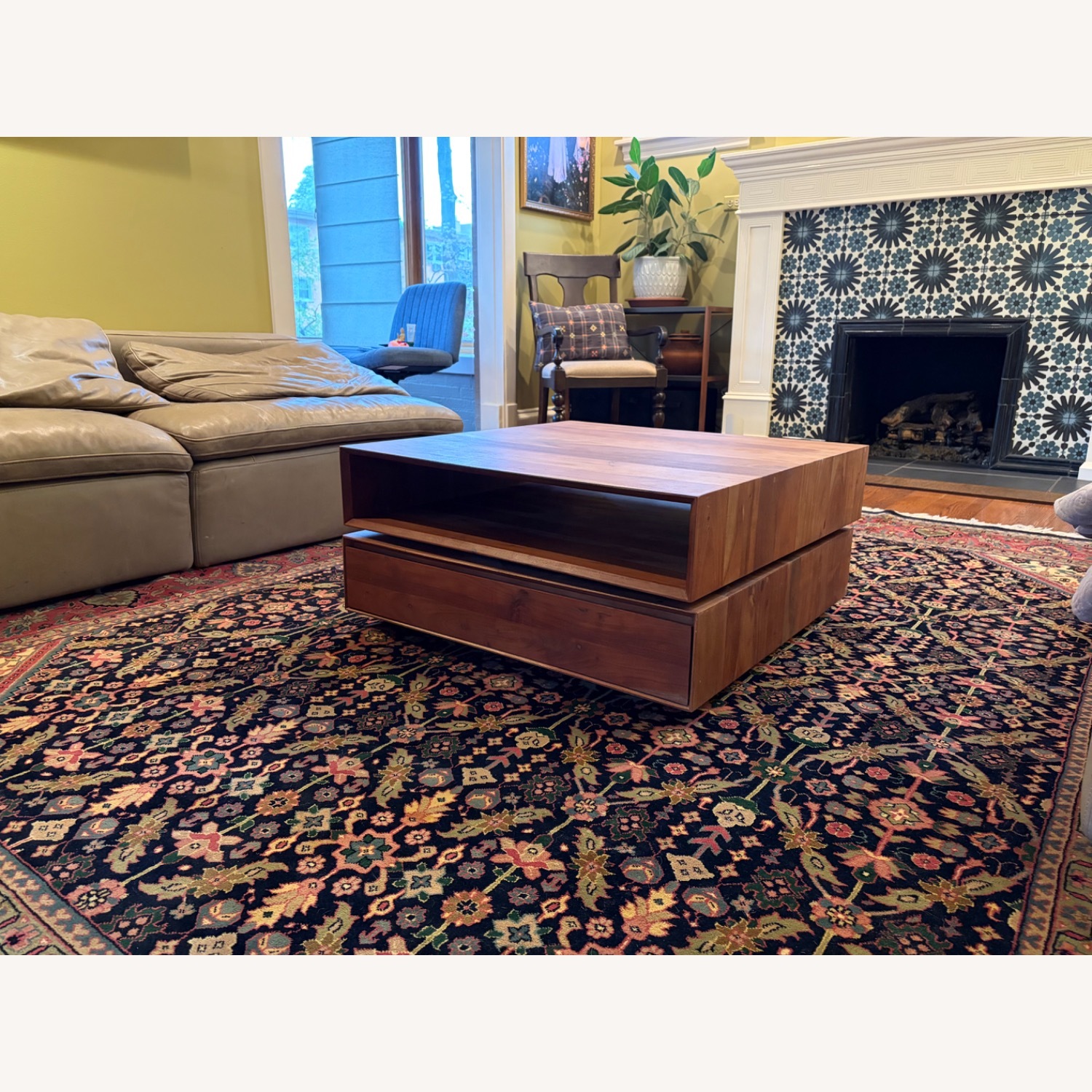 CB2 Natural Wood Coffee Table - image-2