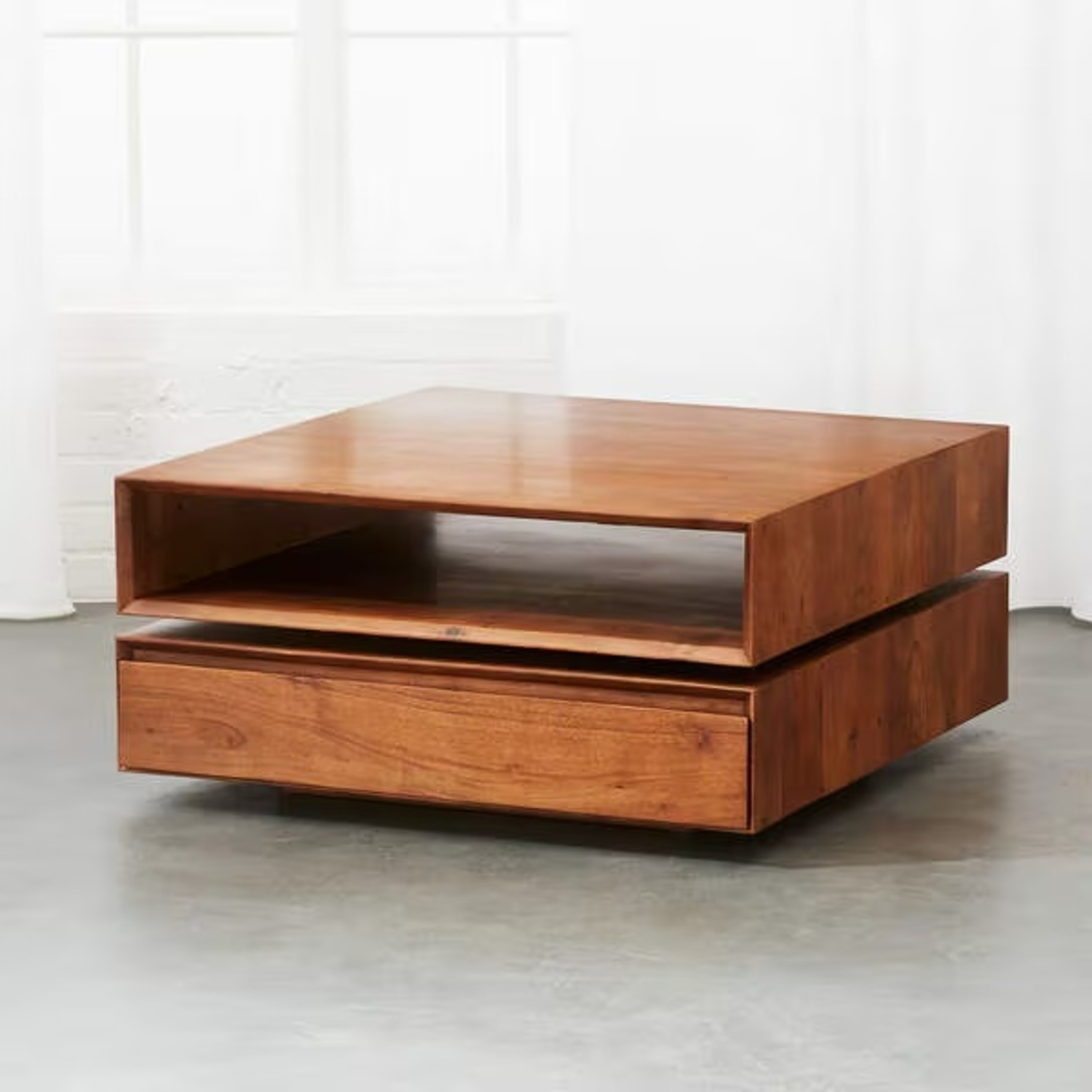 CB2 Natural Wood Coffee Table - image-10