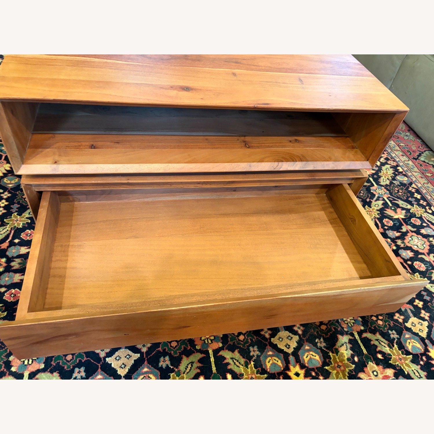 CB2 Natural Wood Coffee Table - image-9