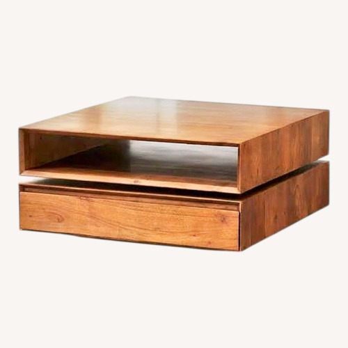 Used CB2 Natural Wood Coffee Table for sale on AptDeco