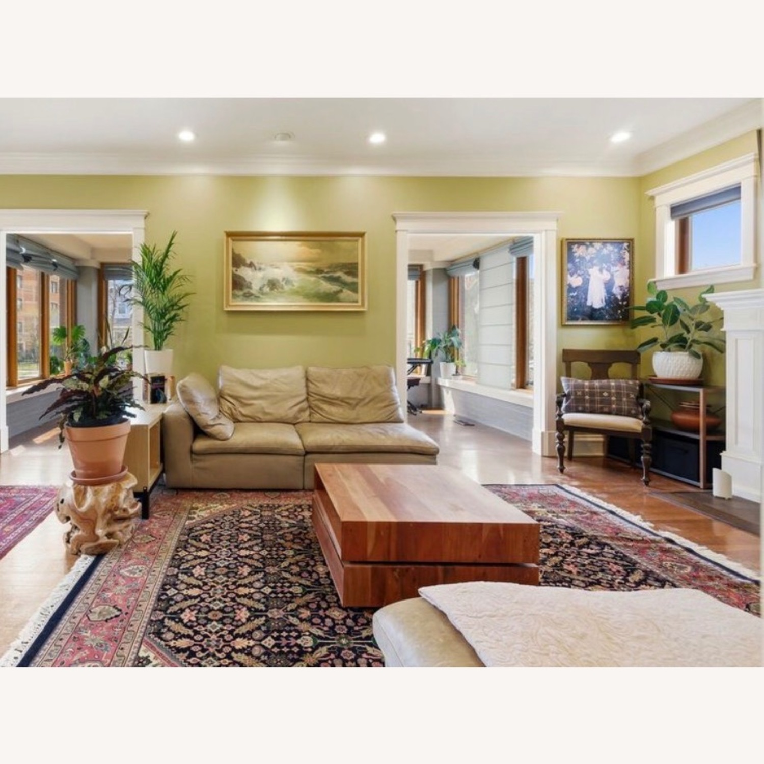 CB2 Natural Wood Coffee Table - image-6