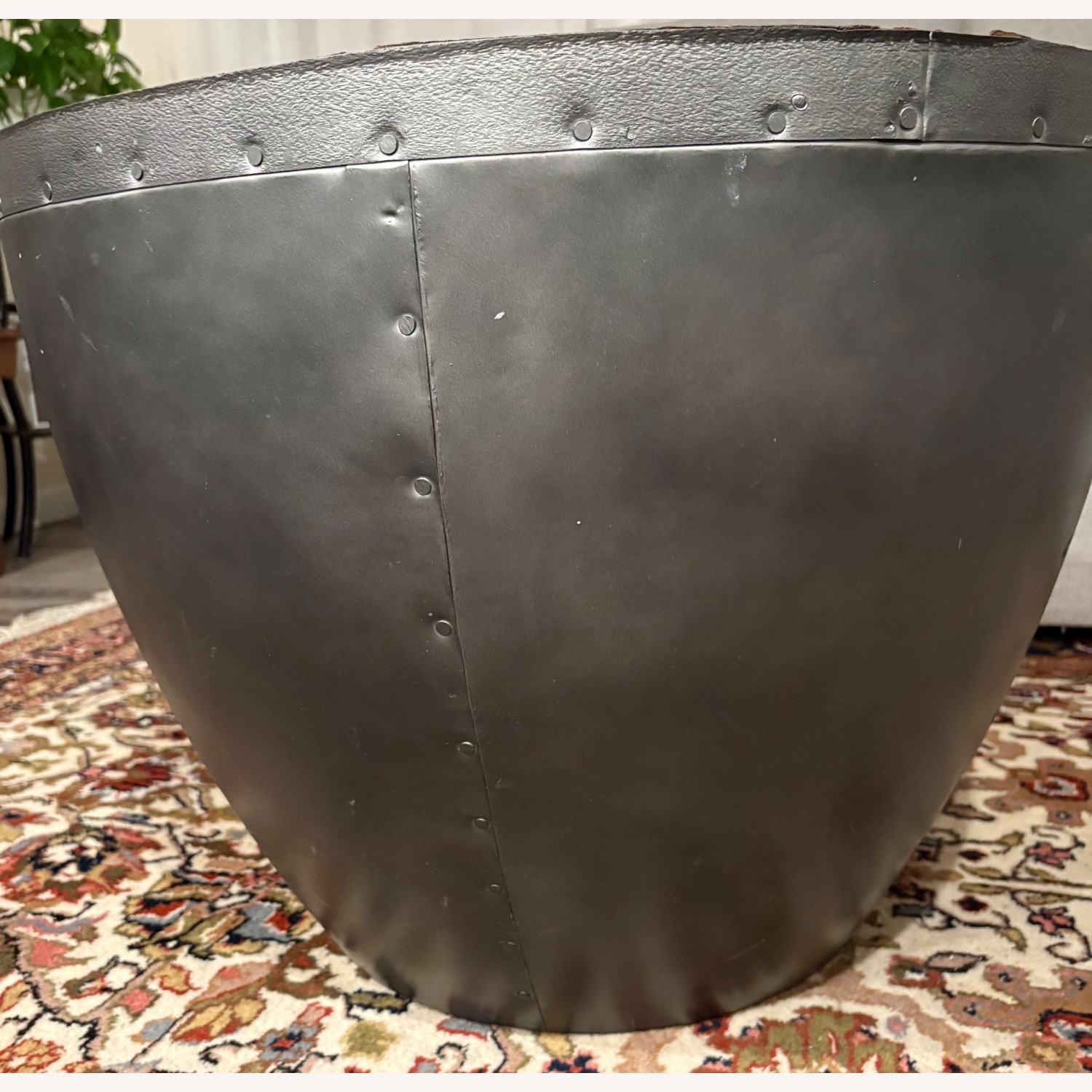 Country Willow Dark Brown Coffee Table - image-3