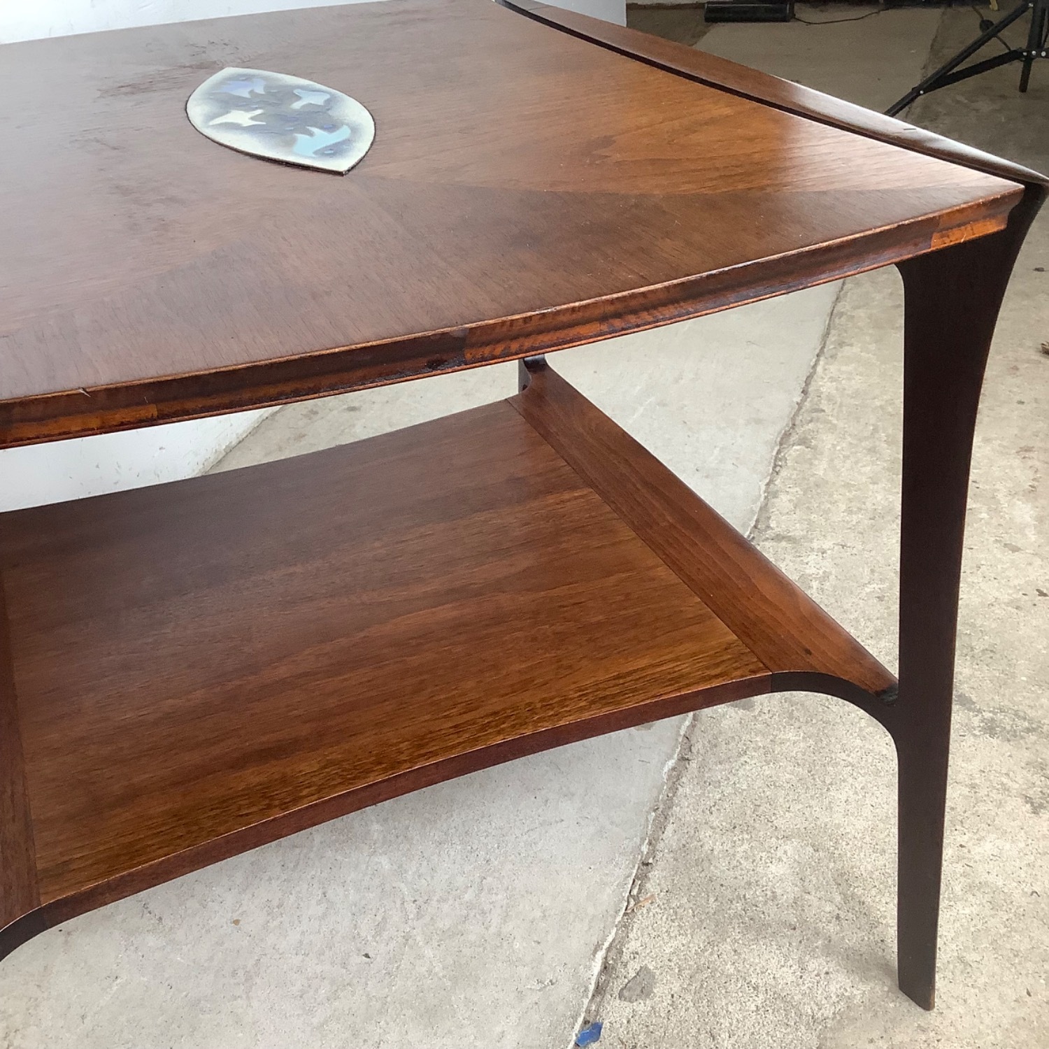 John Stuart Inc. Walnut End Table - image-11