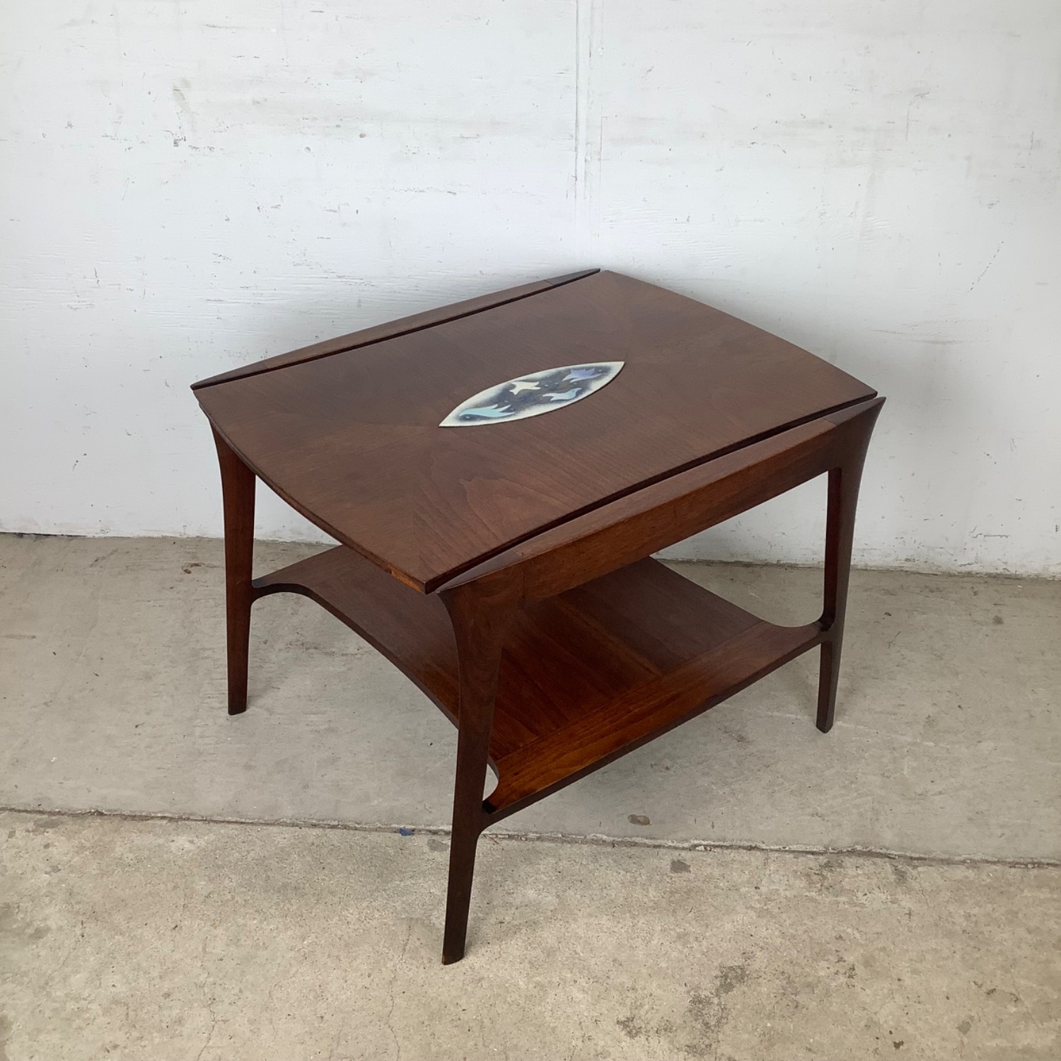 John Stuart Inc. Walnut End Table - image-2