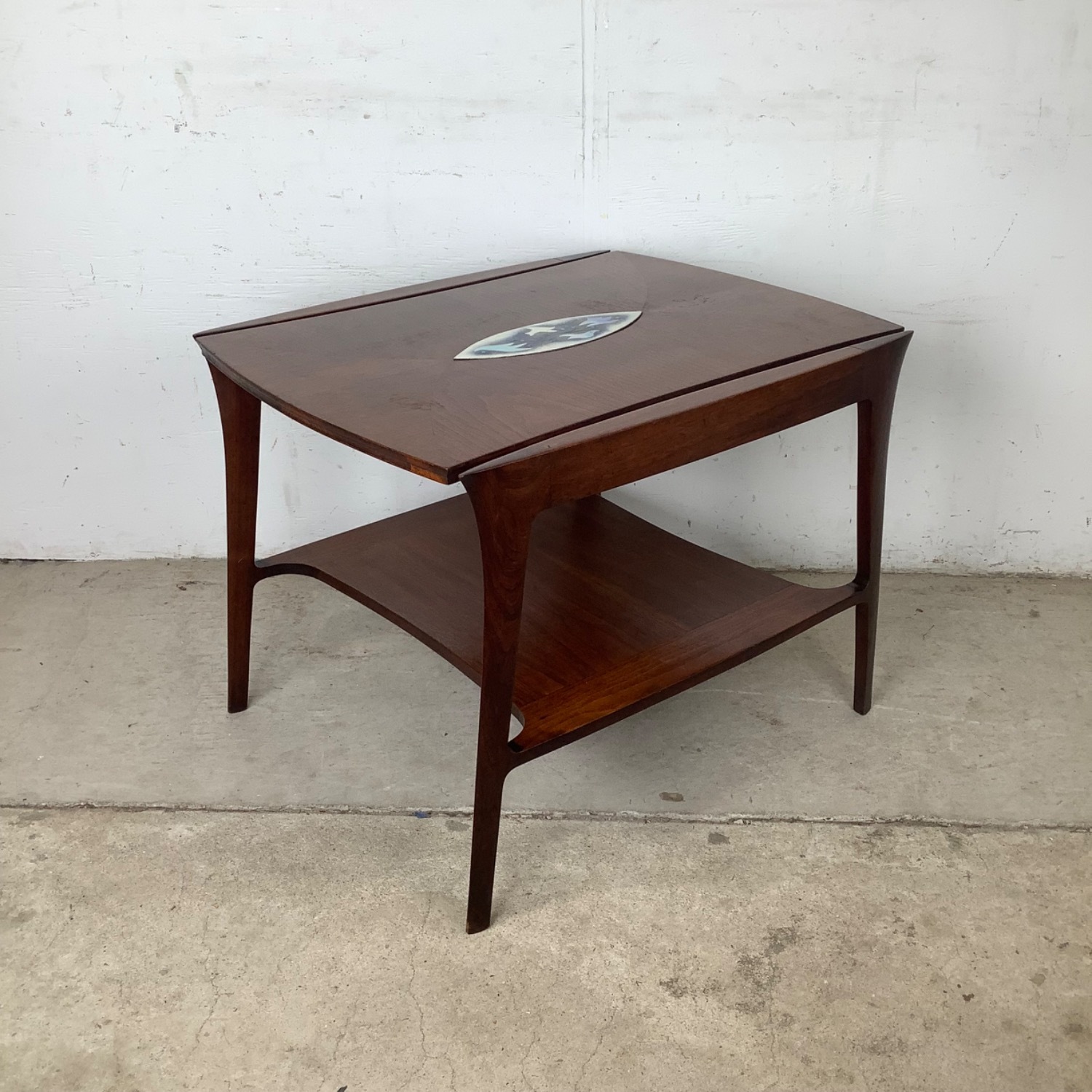 John Stuart Inc. Walnut End Table - image-3