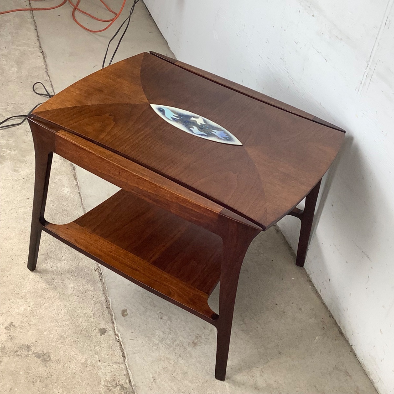 John Stuart Inc. Walnut End Table - image-9