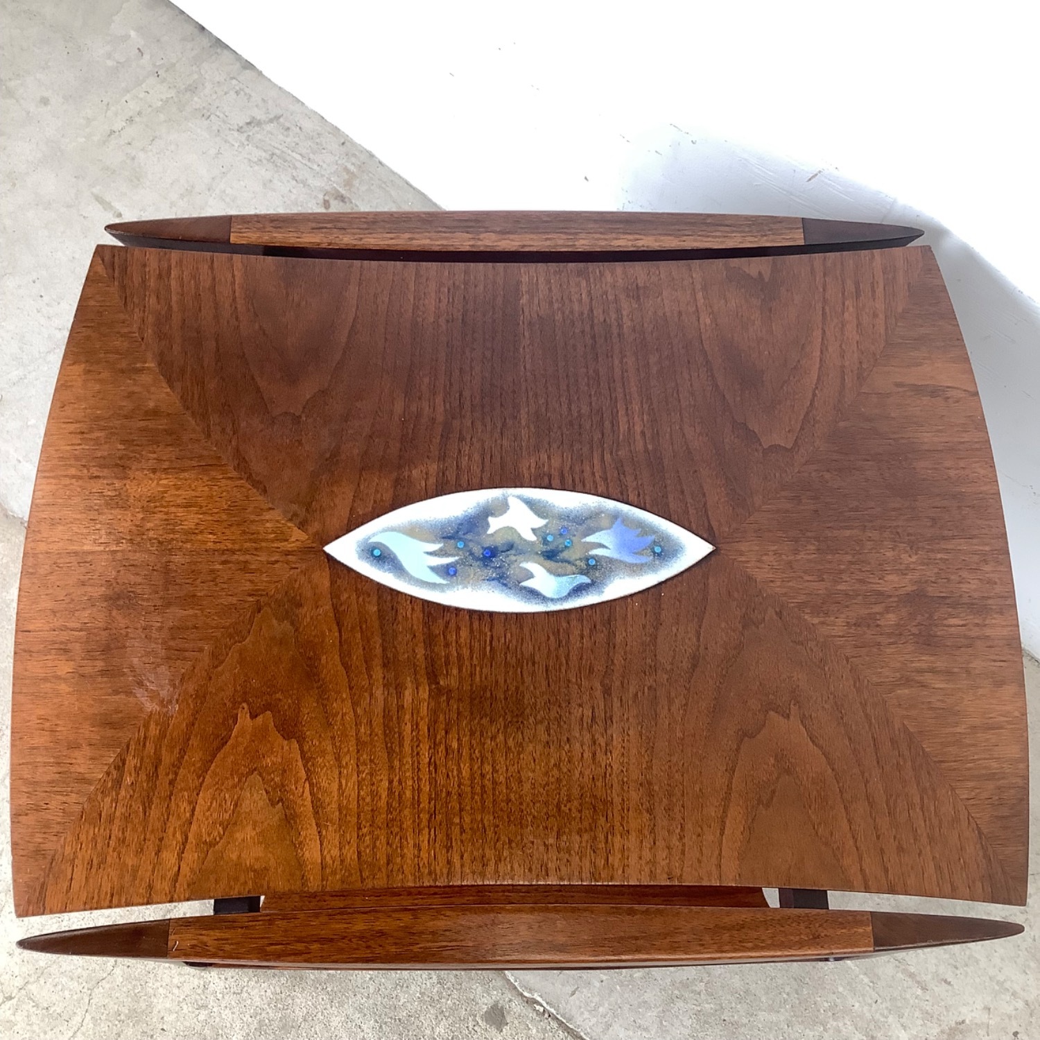 John Stuart Inc. Walnut End Table - image-4