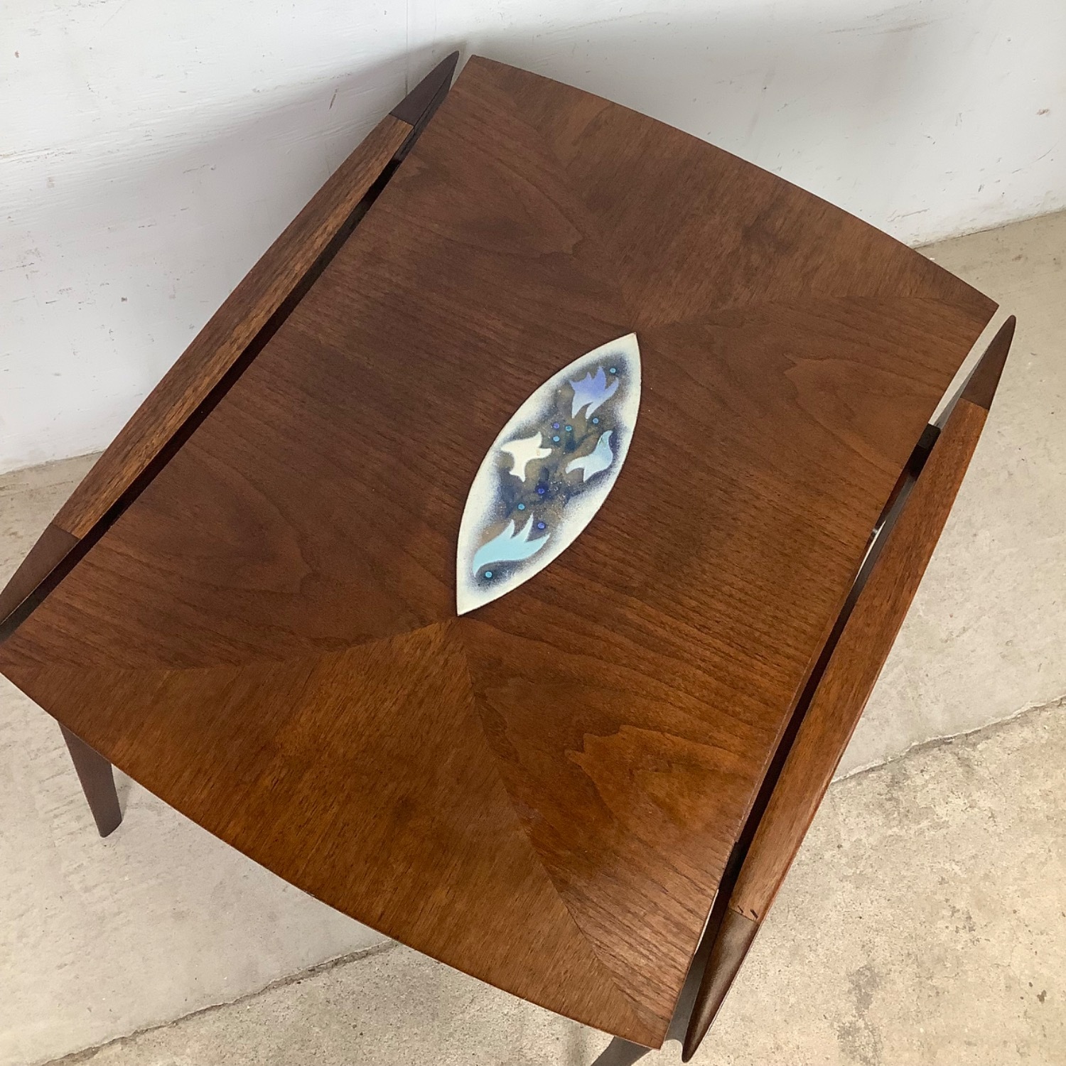 John Stuart Inc. Walnut End Table - image-8