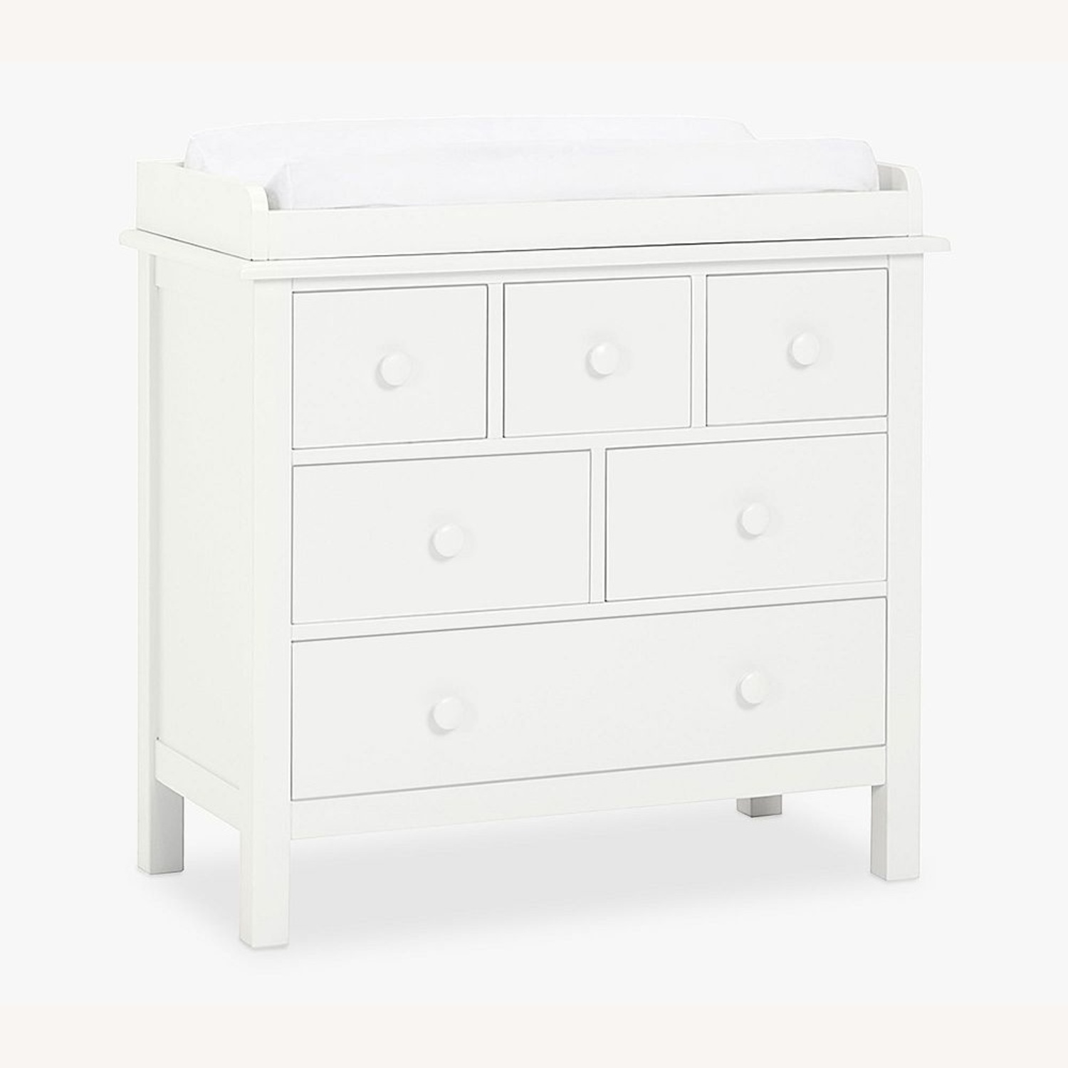 Pottery Barn Kids White Wood Dresser - image-5