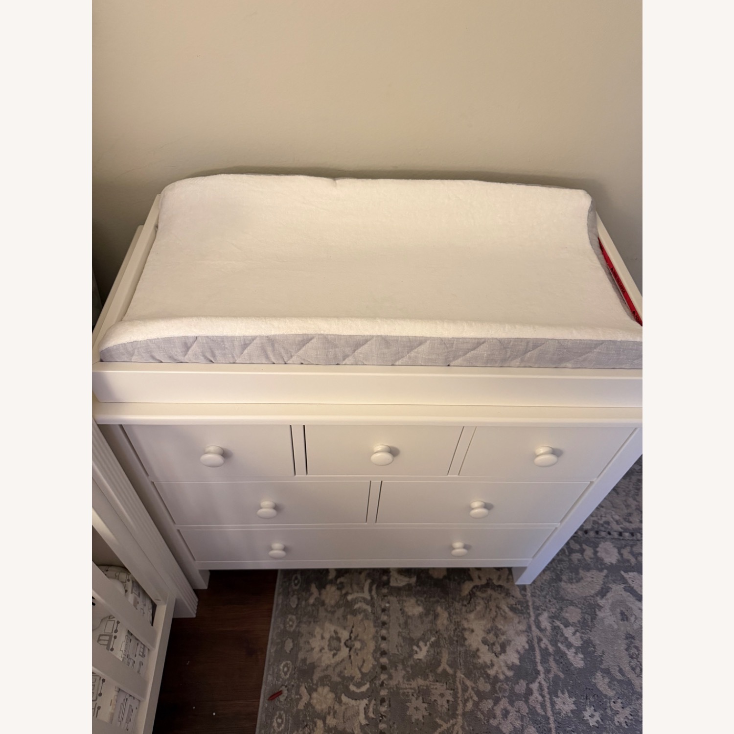 Pottery Barn Kids White Wood Dresser - image-2