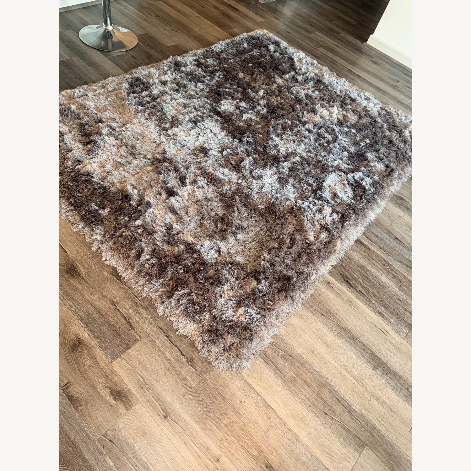 Rugs USA Light Gray Fur and Hide Area Rug 9' x 12' - image-2