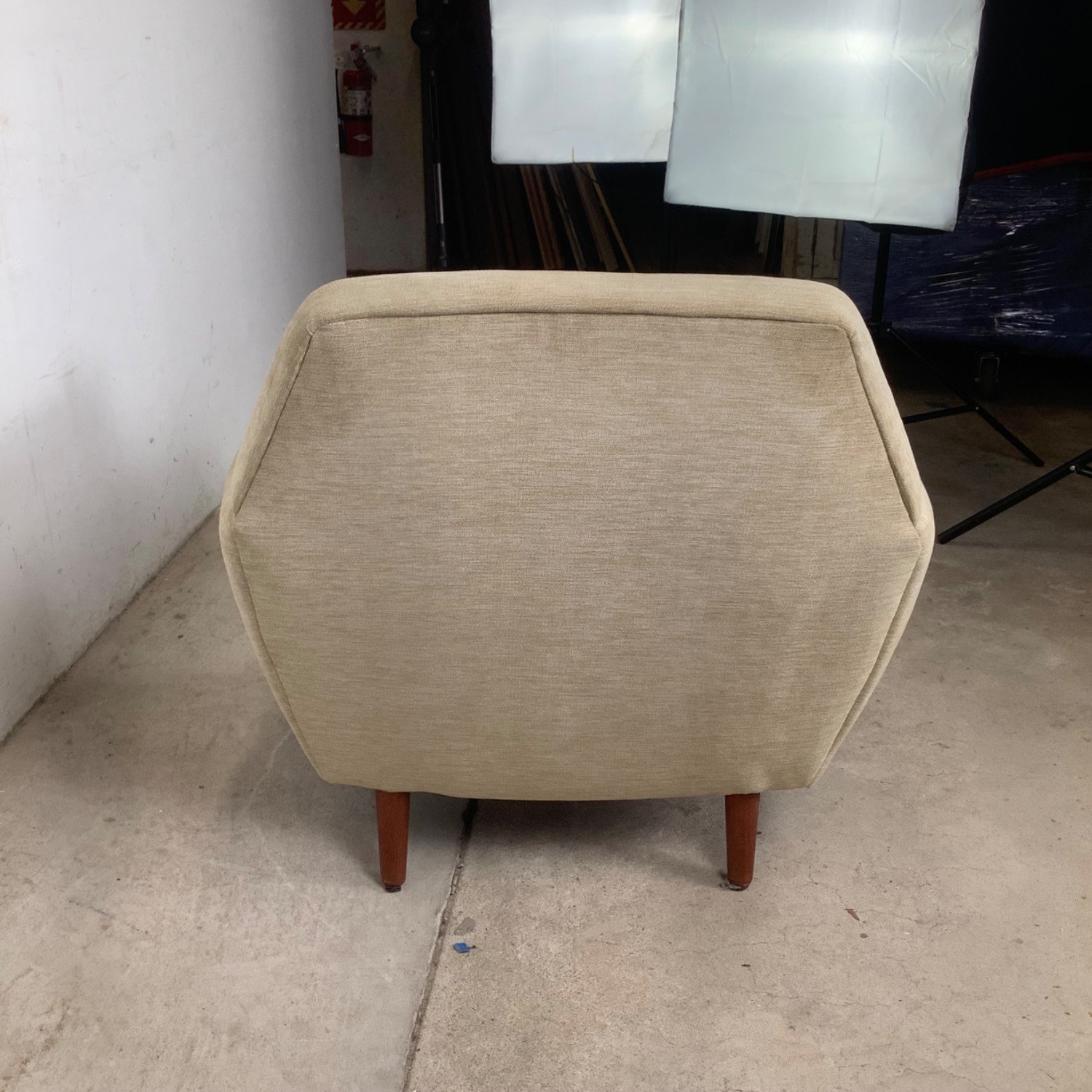 Scandinavian Modern Lounge Chair and Ottoman - image-11