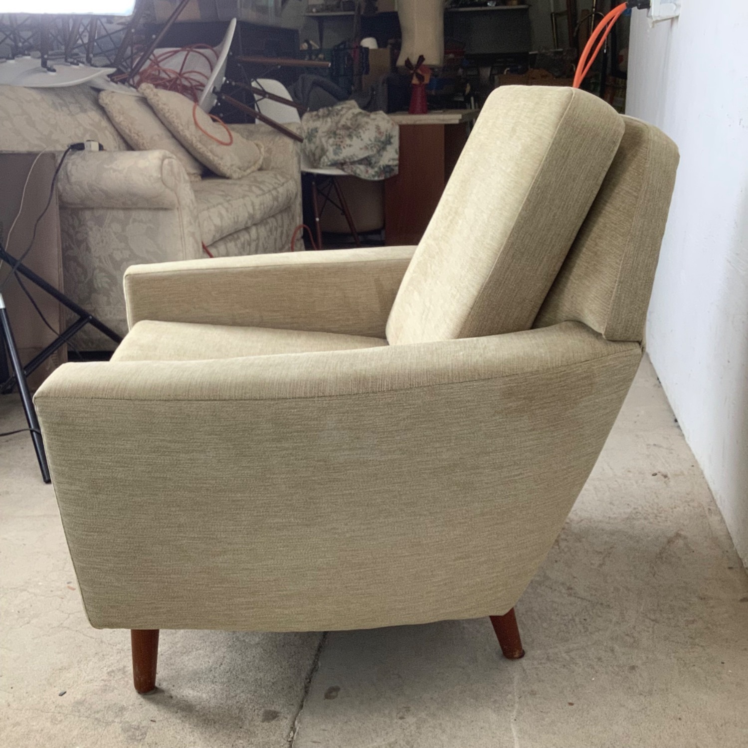 Scandinavian Modern Lounge Chair and Ottoman - image-4
