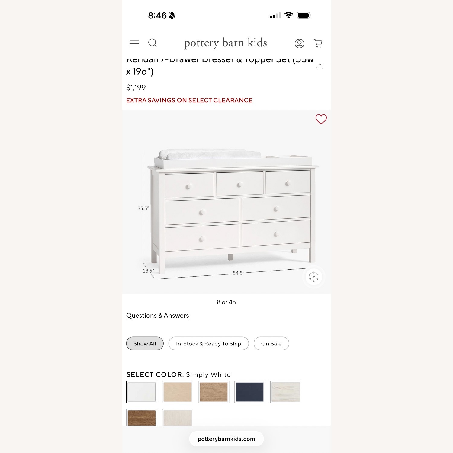 Potterybarn Kids Kendall White Wood Dresser - image-4