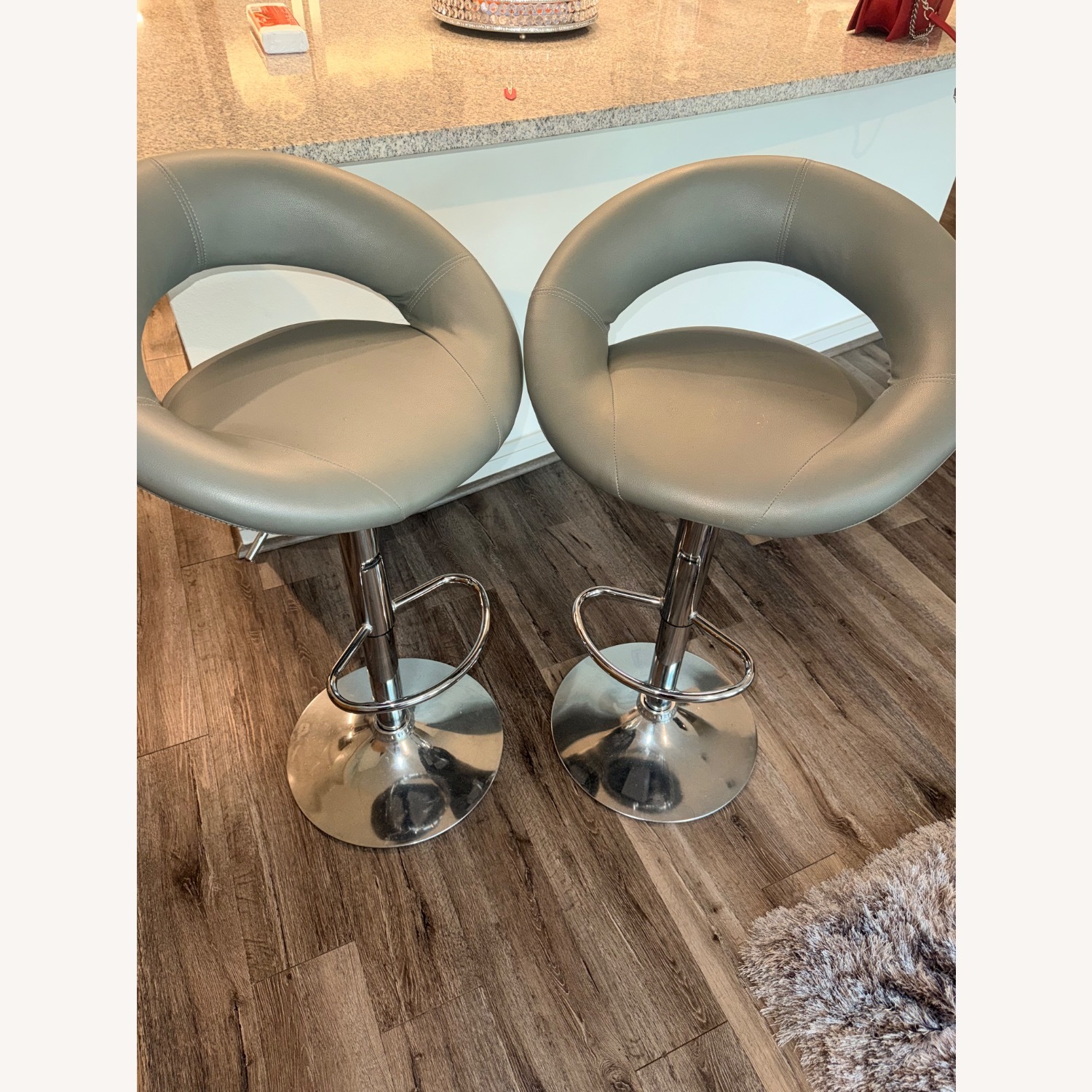 Light Gray Stool - image-1