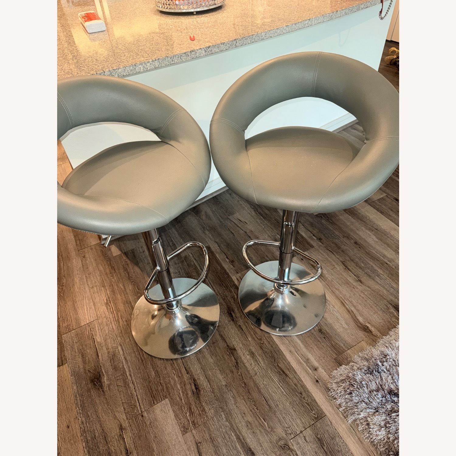 Light Gray Stool - image-2