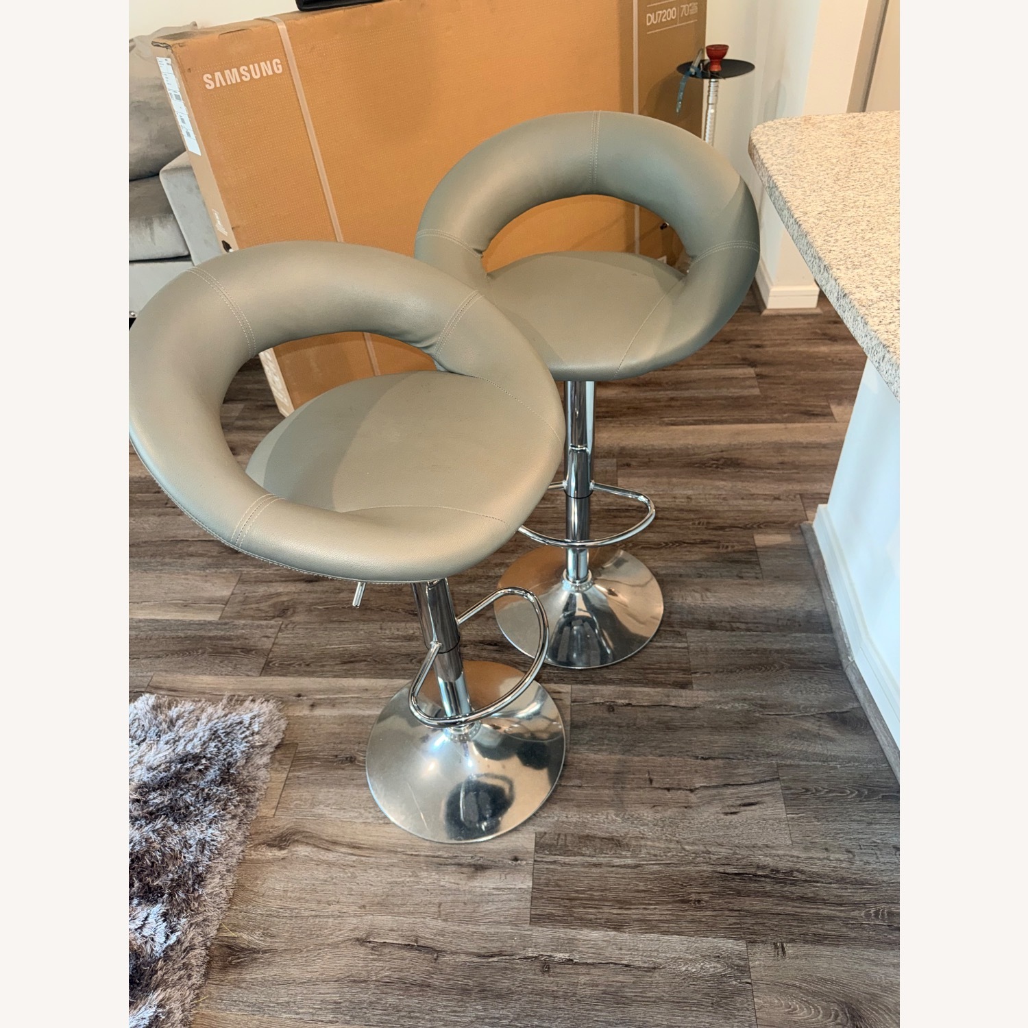 Light Gray Stool - image-3