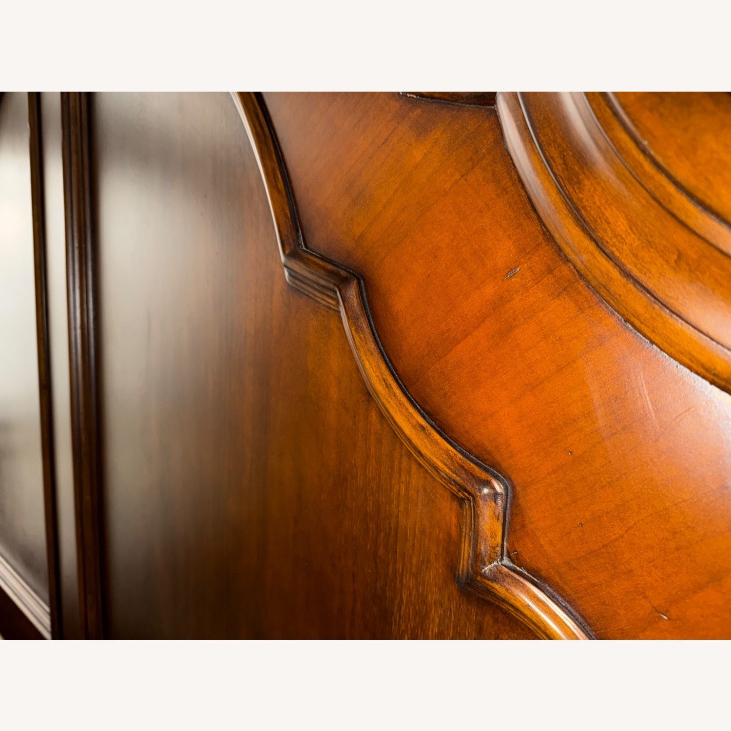 Ethan Allen Dark Brown Wood California King Bed - image-11