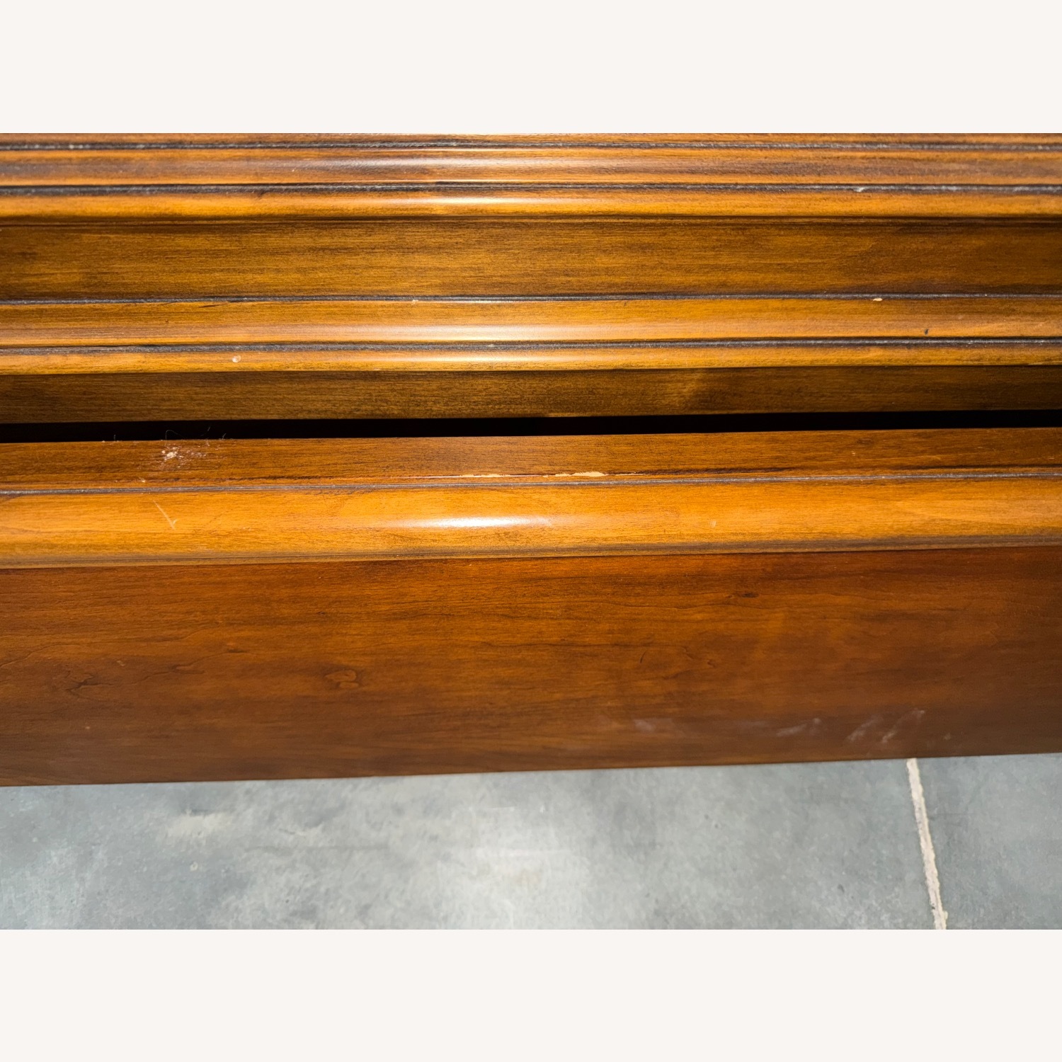 Ethan Allen Dark Brown Wood California King Bed - image-14