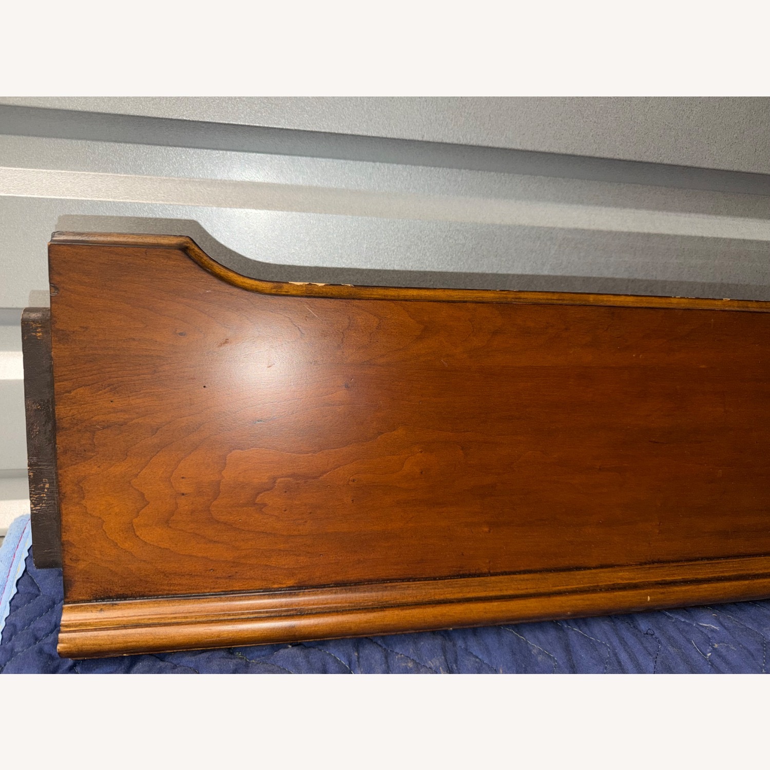 Ethan Allen Dark Brown Wood California King Bed - image-16