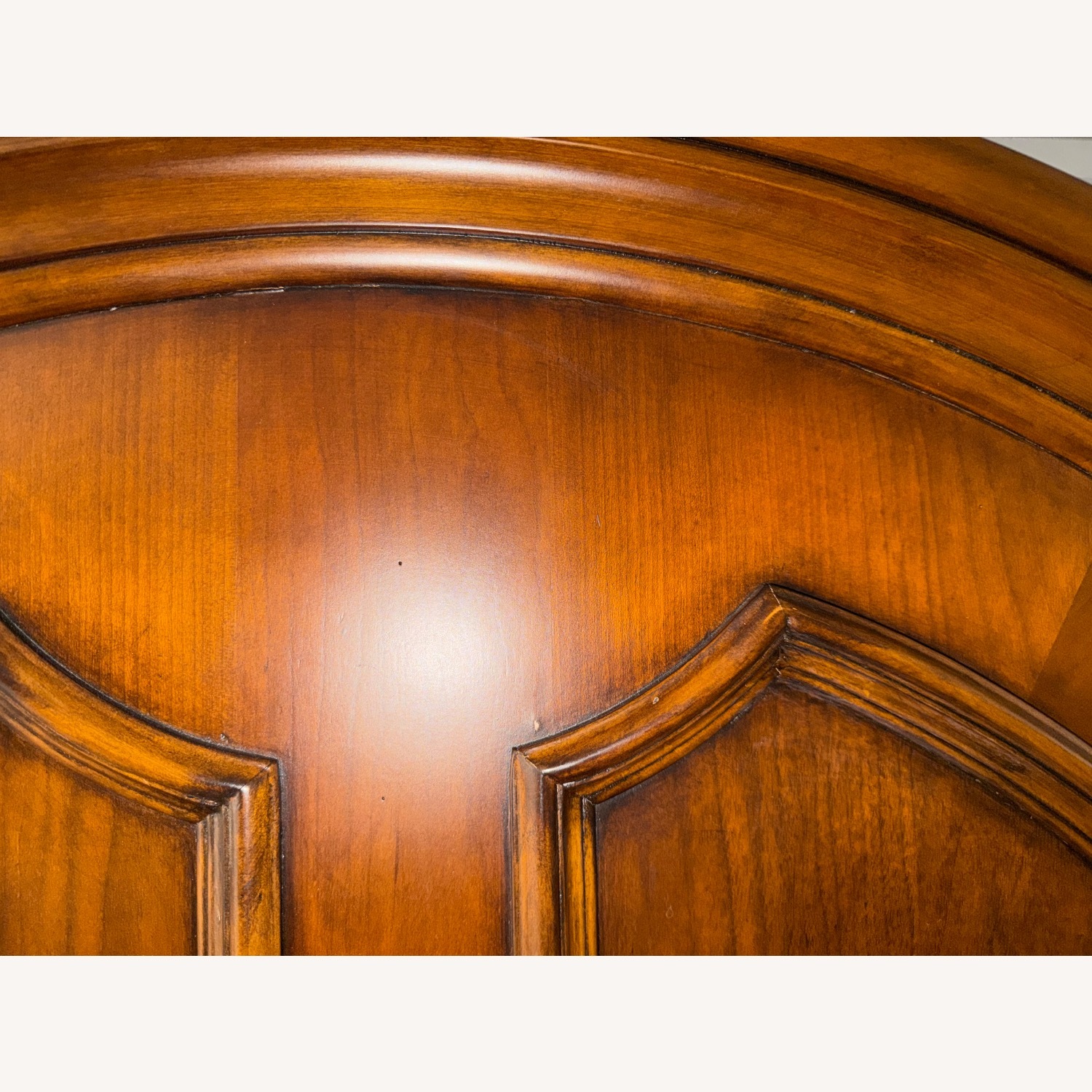 Ethan Allen Dark Brown Wood California King Bed - image-22