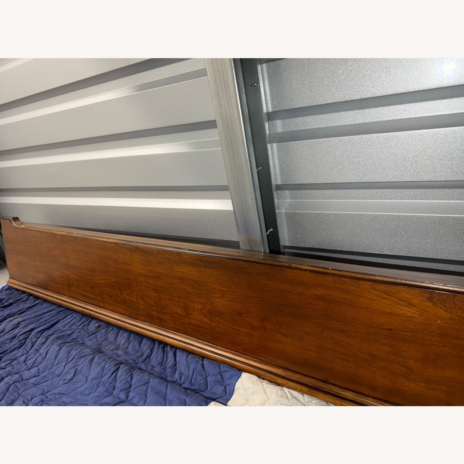 Ethan Allen Dark Brown Wood California King Bed - image-18