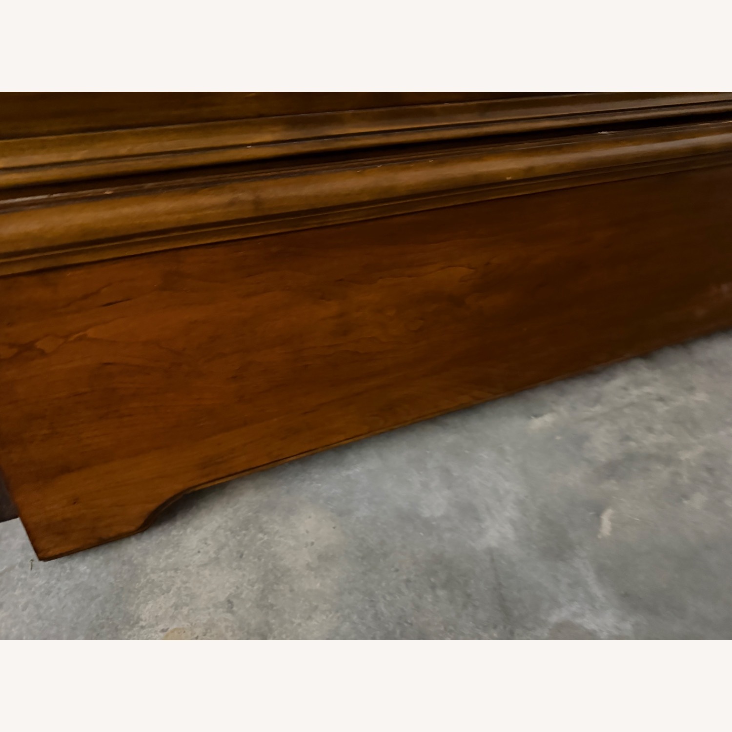 Ethan Allen Dark Brown Wood California King Bed - image-12