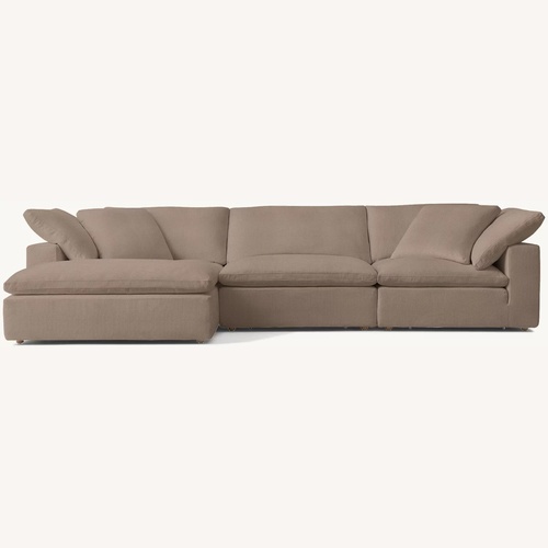 Used Restoration Hardware Cloud Luxe 3+ Piece Sectional for sale on AptDeco