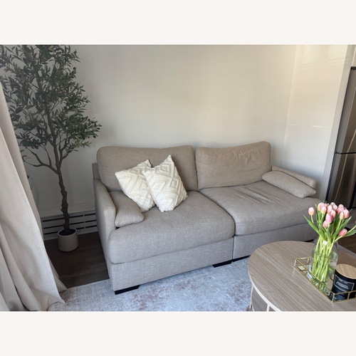 Used Ashley Regality Modular Loveseat for sale on AptDeco