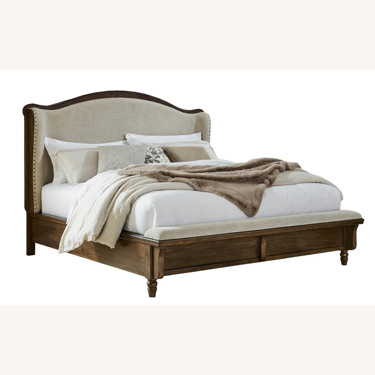 Ashley California King Bed Frame with Bench  - image-4