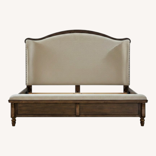 Used Ashley California King Bed Frame with Bench  for sale on AptDeco