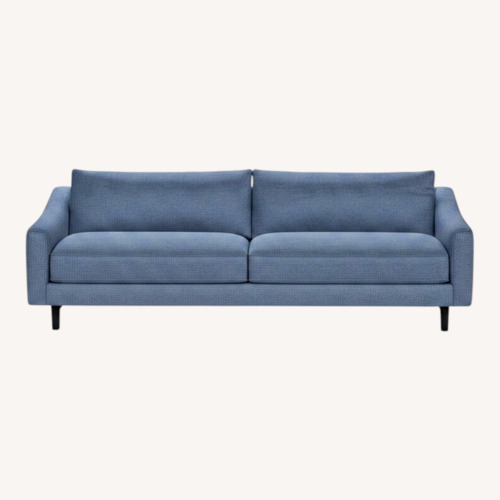 Used American Leather Blue Haze Fabric Sofa for sale on AptDeco