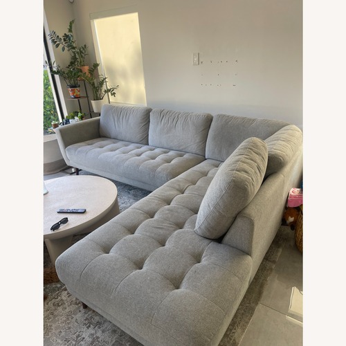 Used Living Spaces Ginger Collection 2-Piece Sectional for sale on AptDeco