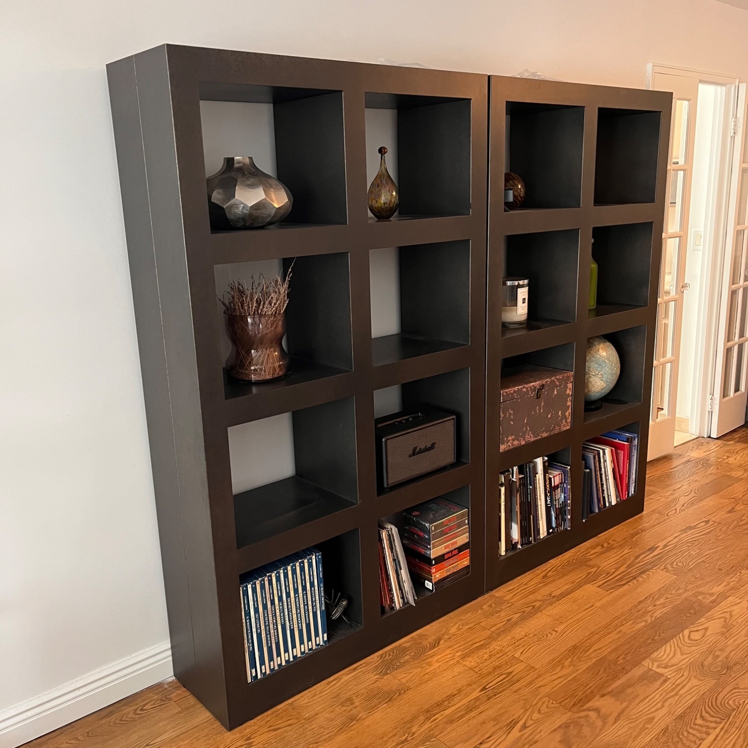 Crate & Barrel Shadow Box Bookcase (Set of 2) - image-2