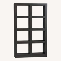 Crate & Barrel Shadow Box Bookcase (Set of 2)