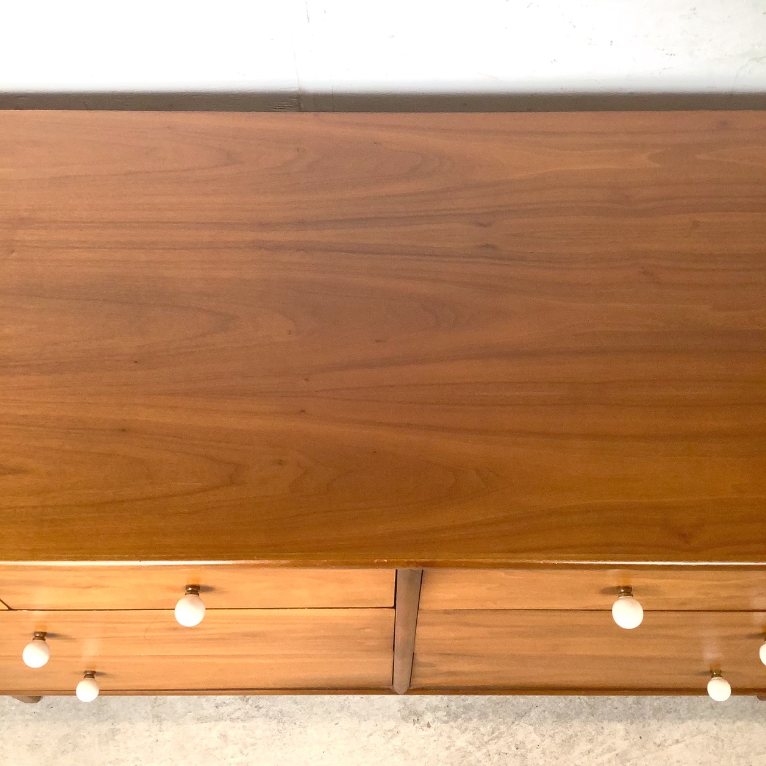Drexel Declaration Walnut 8-Drawer Lowboy Dresser - image-6