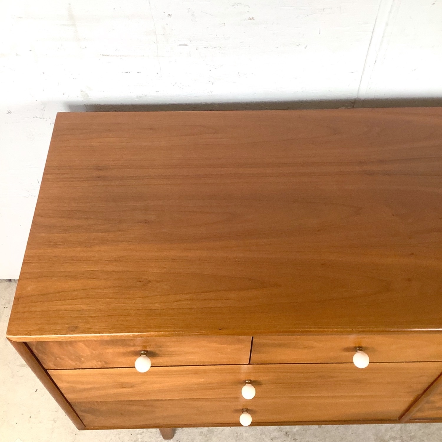 Drexel Declaration Walnut 8-Drawer Lowboy Dresser - image-5